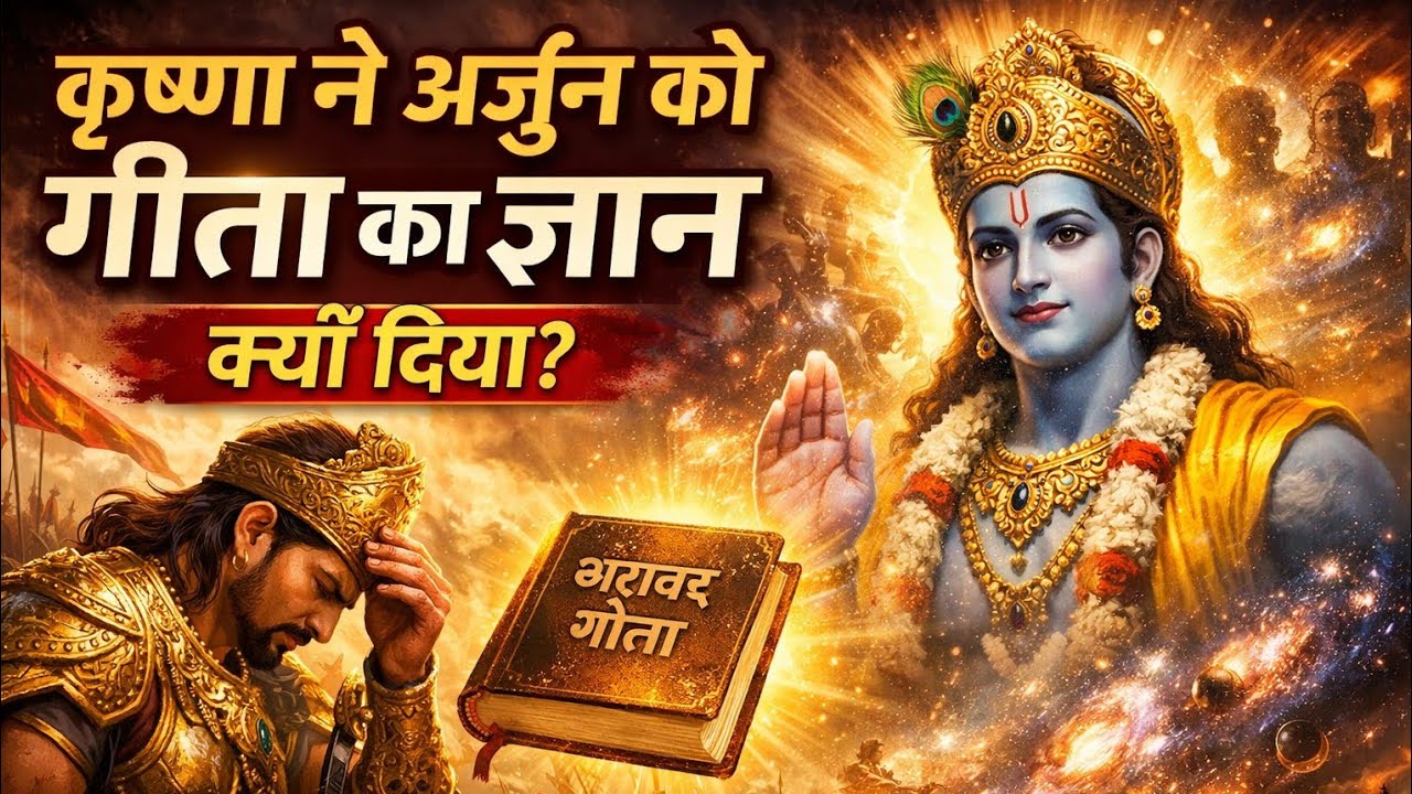 कृष्ण ने अर्जुन को ही गीता का ज्ञान क्यों दिया? | Kurukshetra का सबसे बड़ा रहस्य#trending 