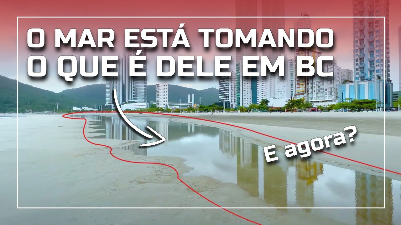 Agora não tem mais Volta, O Mar está tomando o que é dele em Balneário Camboriú kkkk
