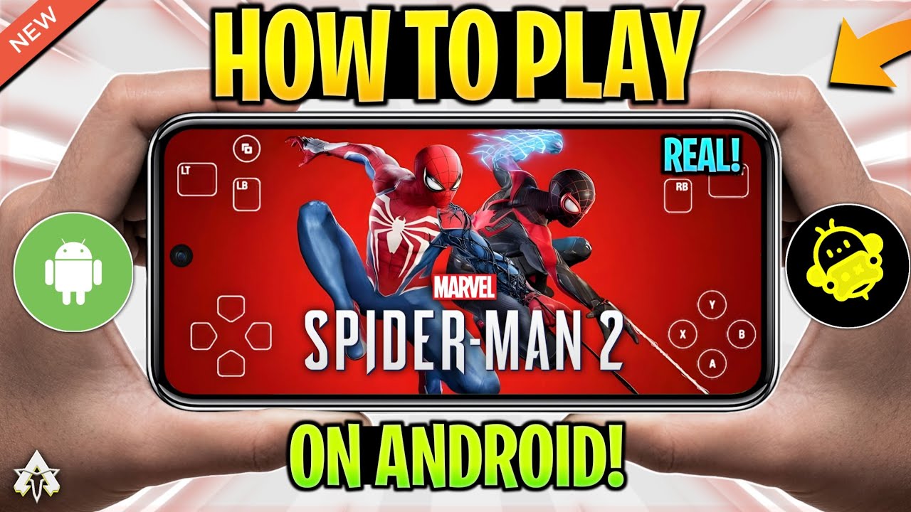 [НОВОЕ] Как играть в Marvel's Spider Man 2 на Android (ЛЕГКО) Мобильный игровой процесс Spider-Man 2