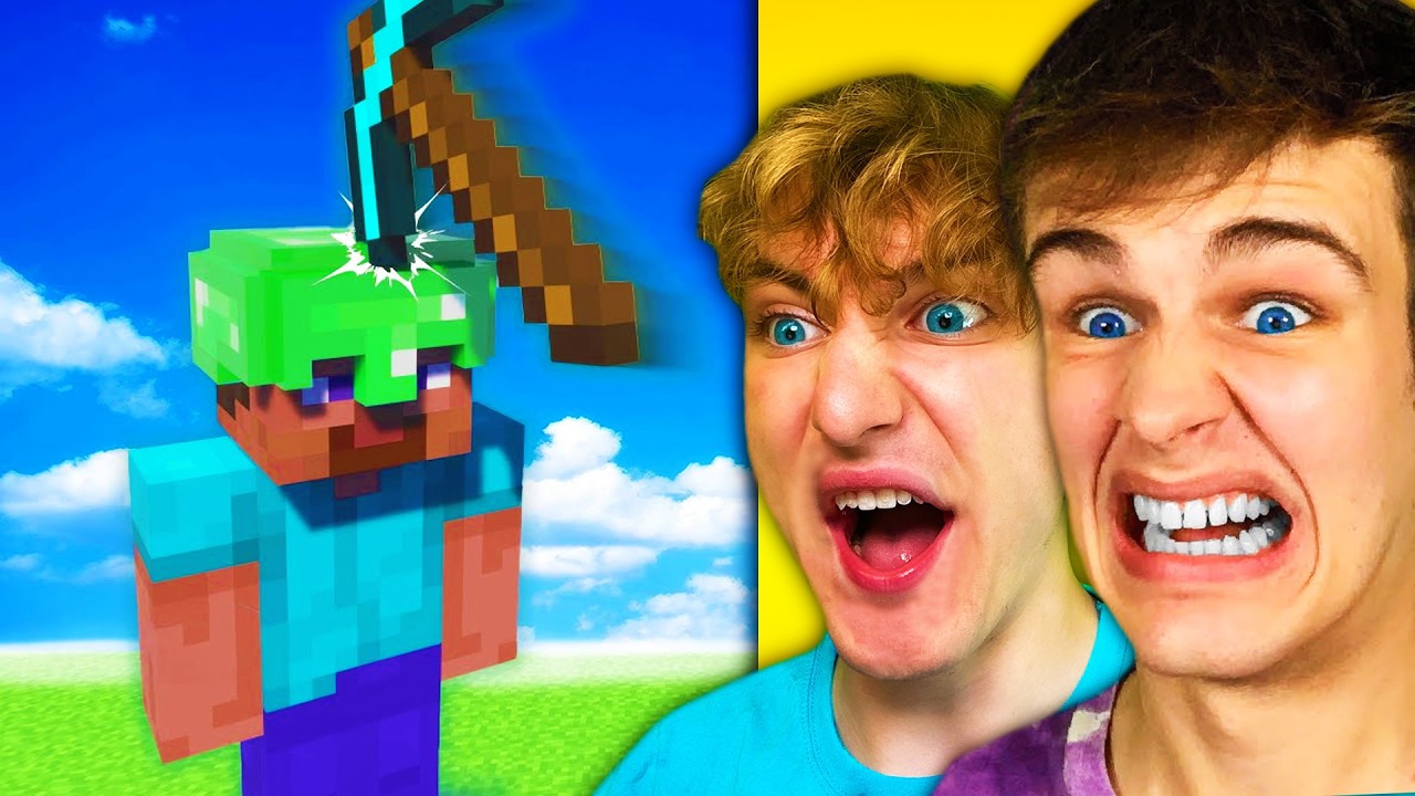 Minecraft STEVE vs ÚTOK KRUMPÁČEM!