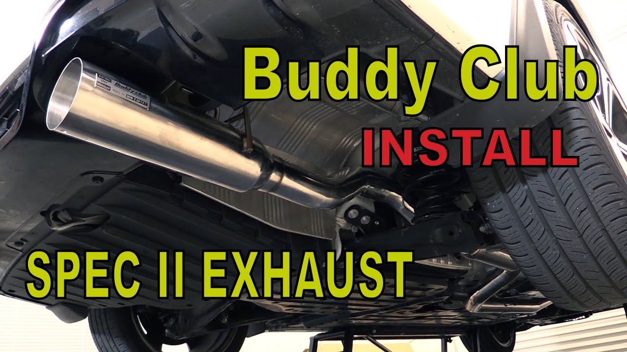 Buddy Club Racing Spec II Exhaust Install - Honda Civic Sedan Si 2012 2013 2014 2015