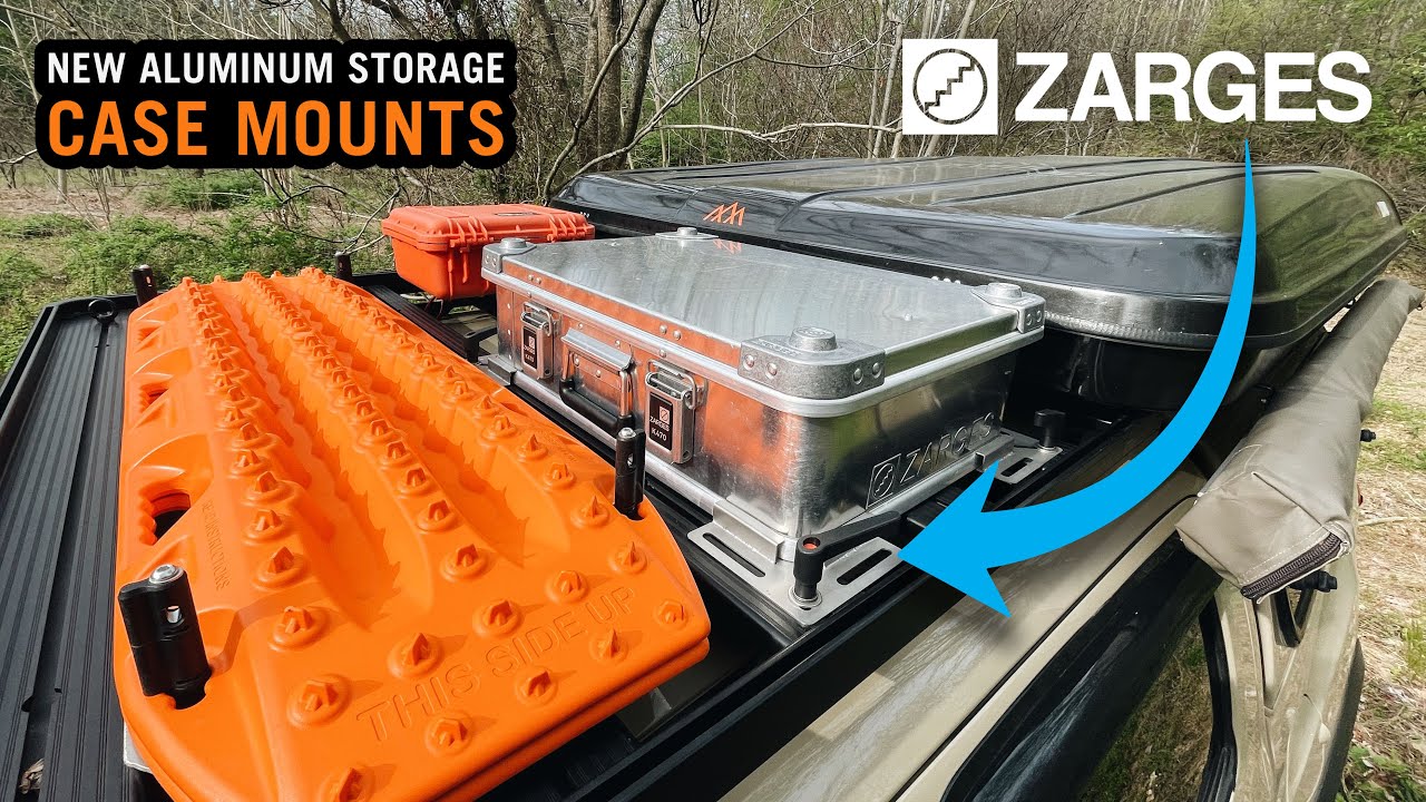 NEW - Zarges Universal Roof Rack Mounts for Aluminum Overland Storage Cases