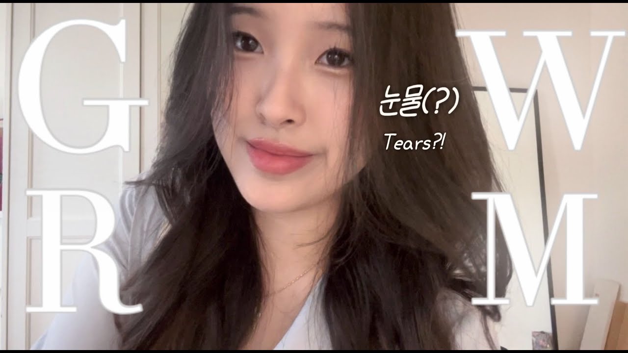 [ENG/KOR]겟레디윗미인데 왜 울고 있지...? Chatty GRWM w/tears(!?)| Korean Makeup 06년생 메이크업 Simple Everyday Makeup