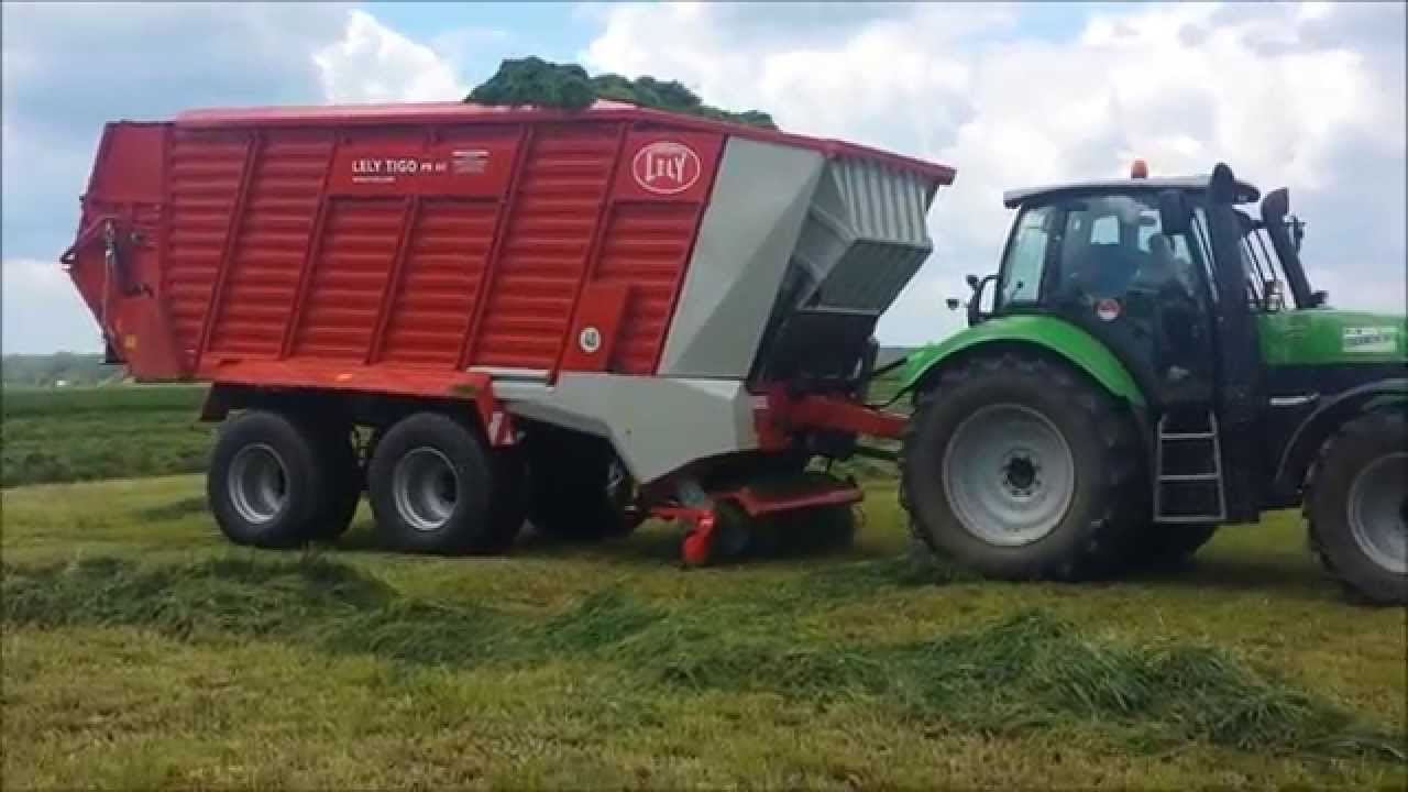 DEUTZ FAHR  TTV 610 + LELY TIGO 60 PR VS STRAUTMAN 3501 DO