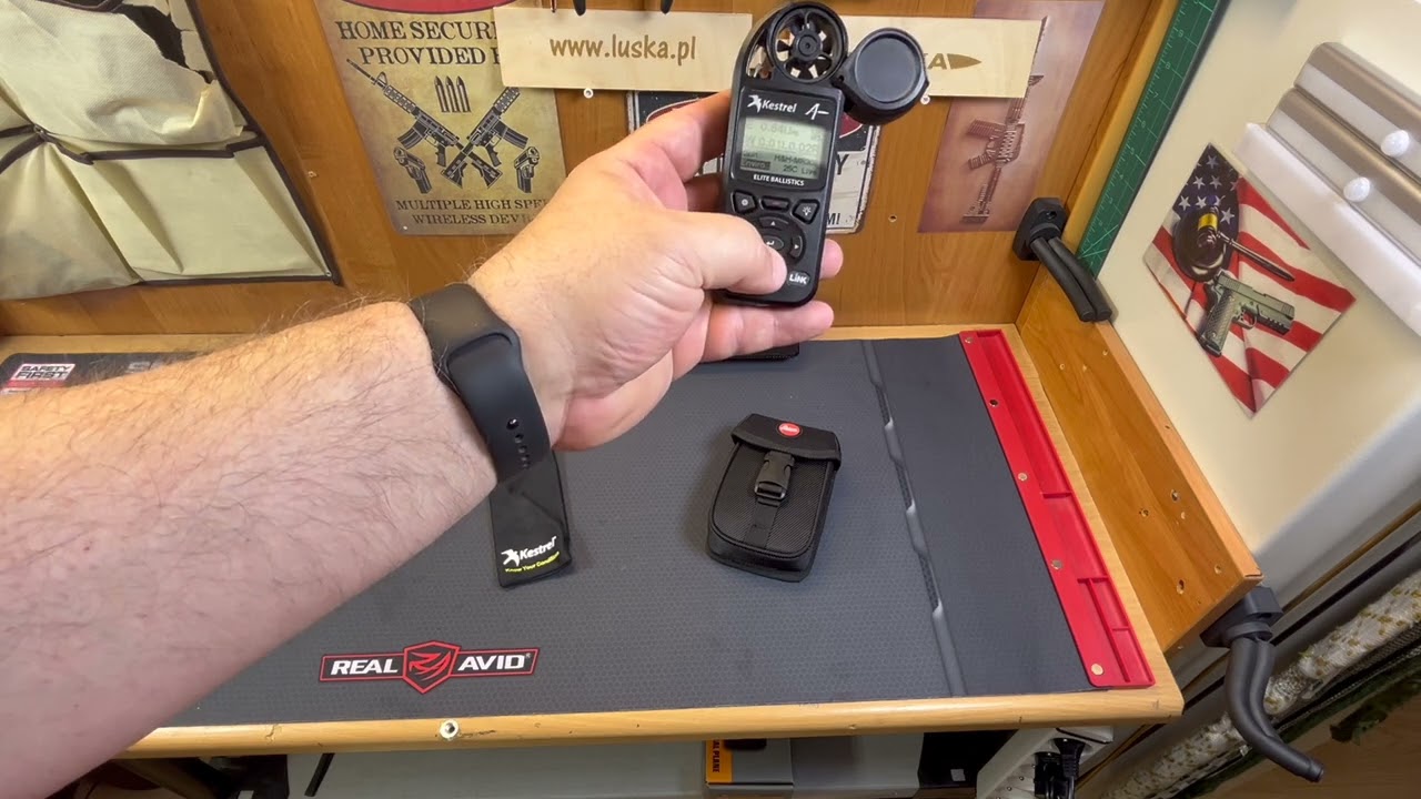 Balistyczne Trio: stacja pogodowa kestrel, dalmierz leica, magnetospeed