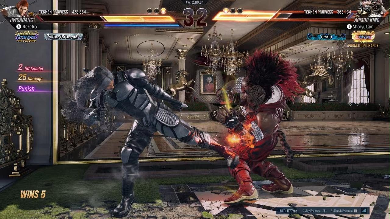 TEKKEN8 Rezetro HWOARANG Vs ShoryuCain ARMORKING #2