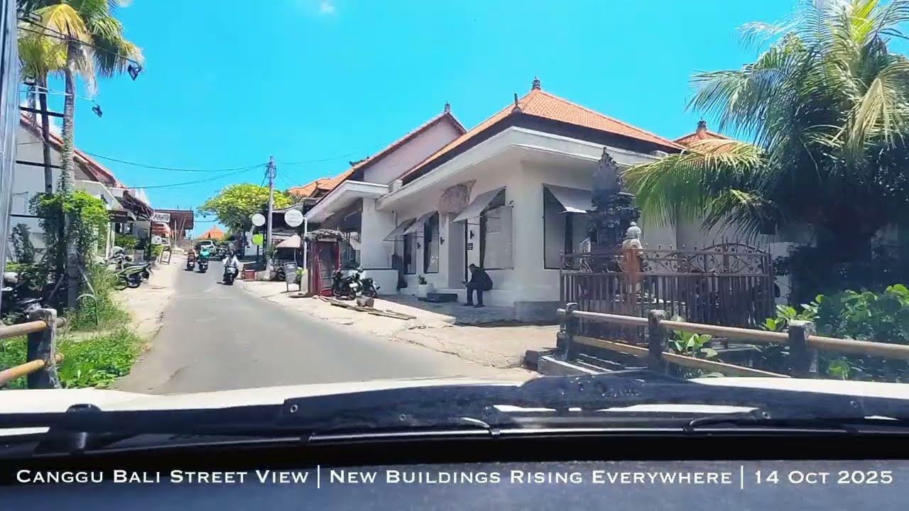 Canggu Bali Street View | New Buildings Rising Everywhere
