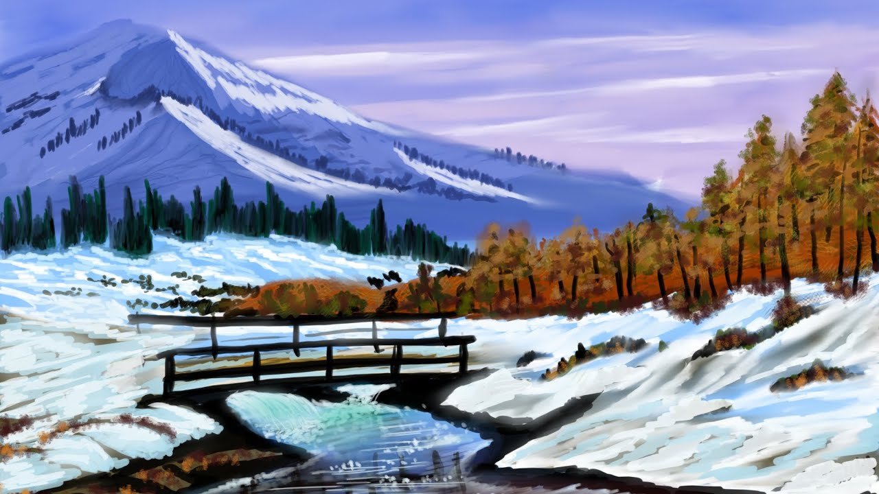 cold haven, digital art,