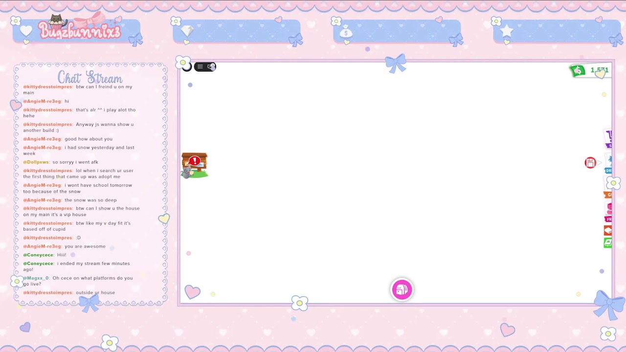 Come grind and chat with me! (playing adopt me!)