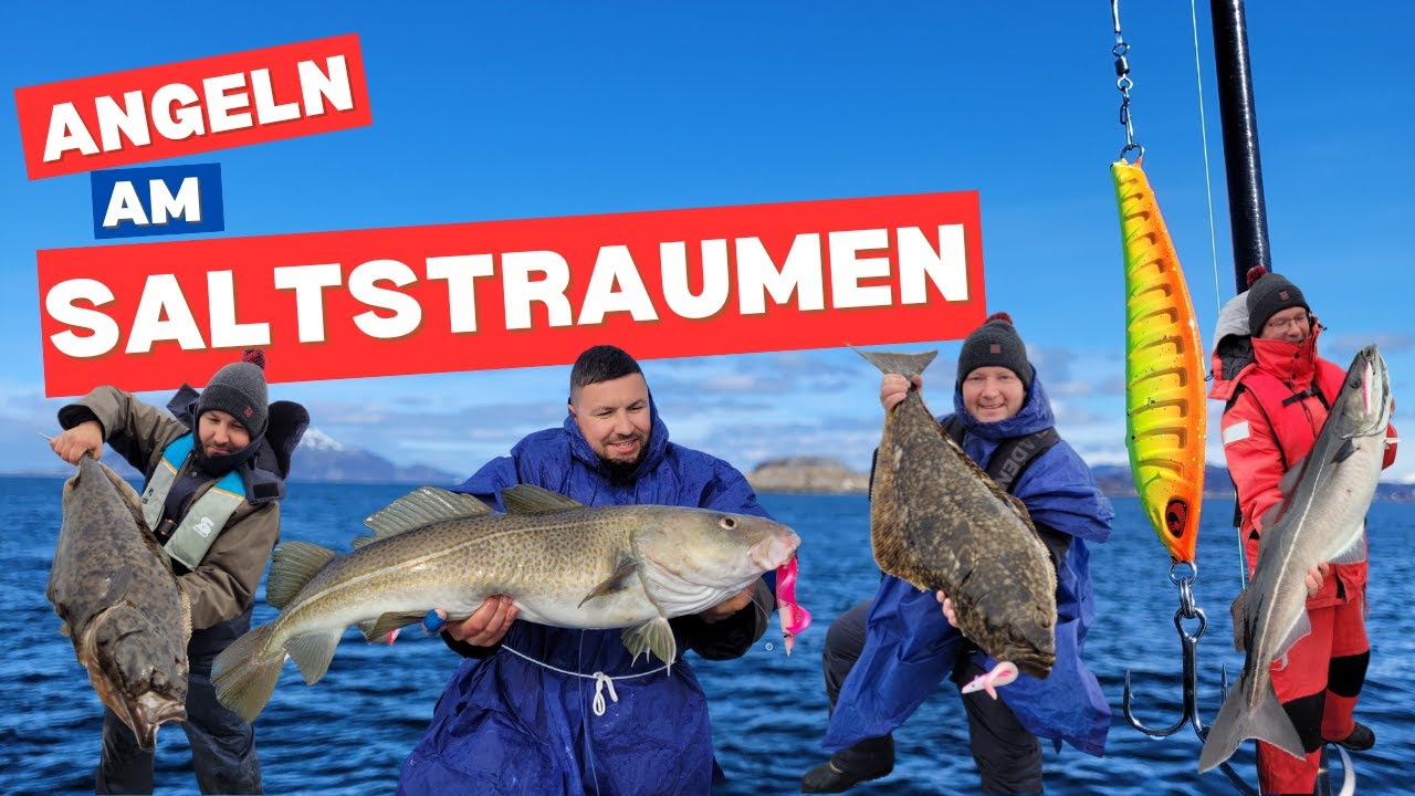 Angeln am Saltstraumen! Team Angel Berger auf Ködertest in Nordnorwegen. Neuheiten 2025!