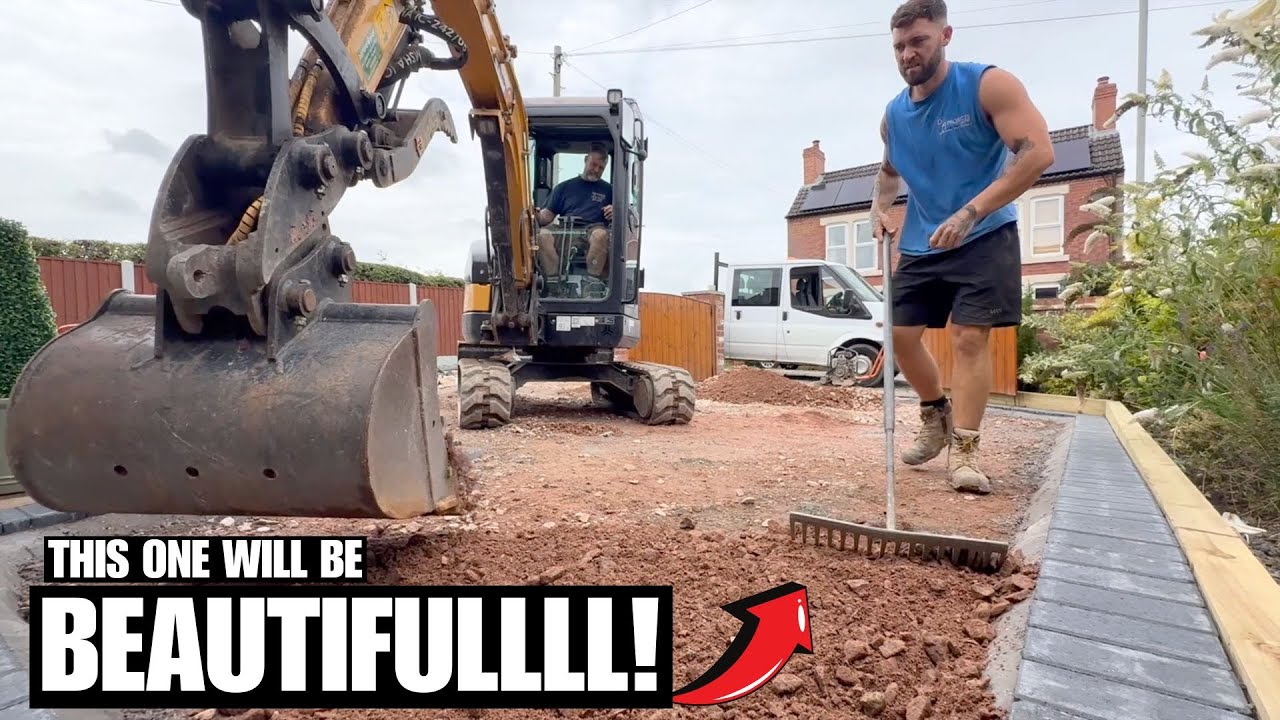 One Step Closer To Completion Of The BEAUTIFUL Tarmac Driveway Install
