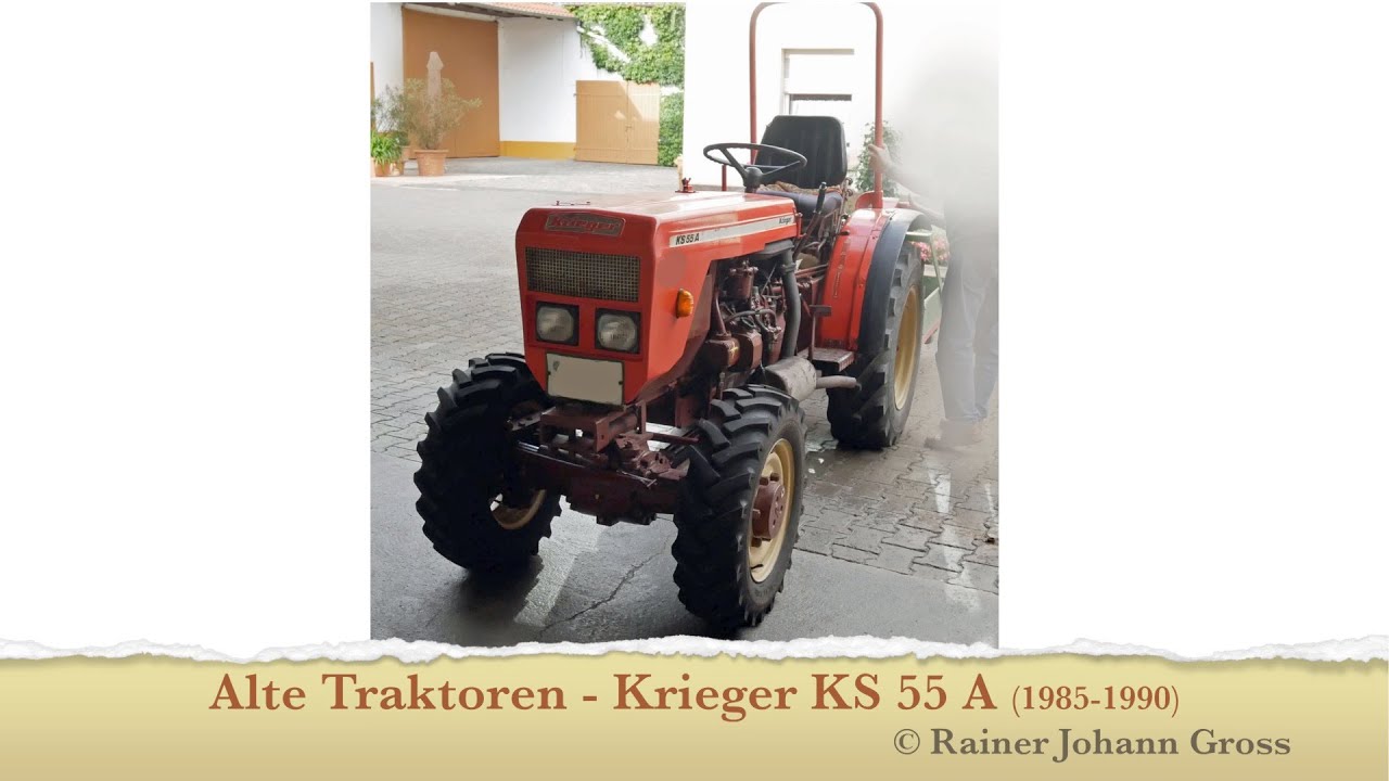 Alte Traktoren - Krieger KS 55 A (1985-1990)