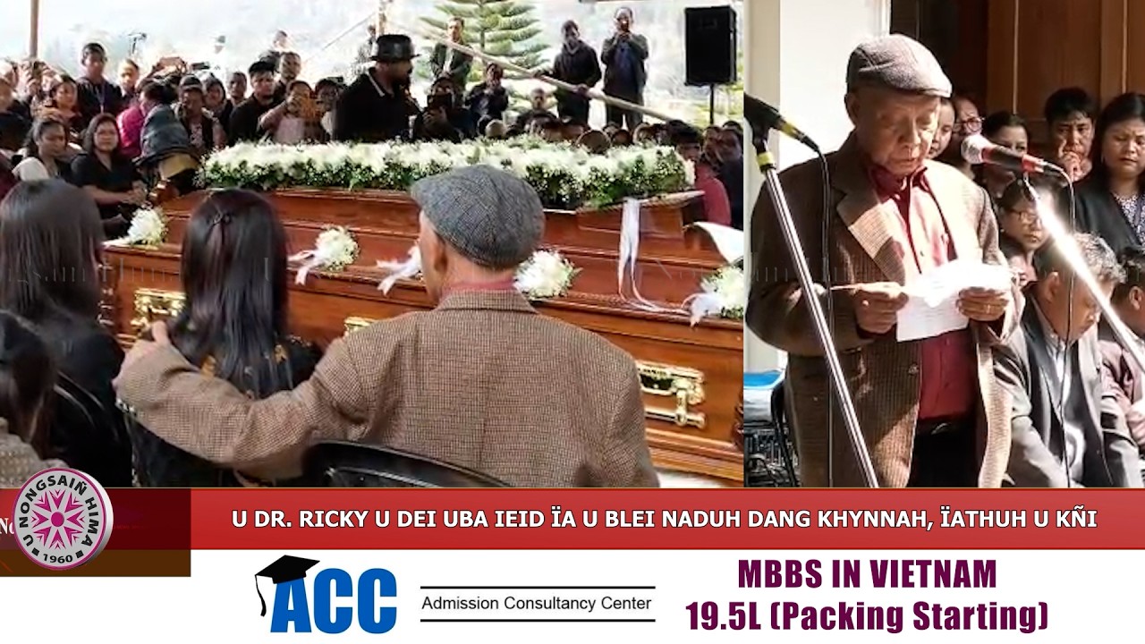 U DR. RICKY U DEI UBA IEID ÏA U BLEI NADUH DANG KHYNNAH, ÏATHUH U KÑI