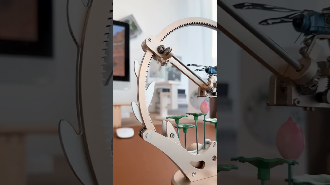 NikolaToy&trade; Teching Flying Dragonfly Kinetic Sculpture 3D Metal Model DIY Kits #diycar #kidstoy