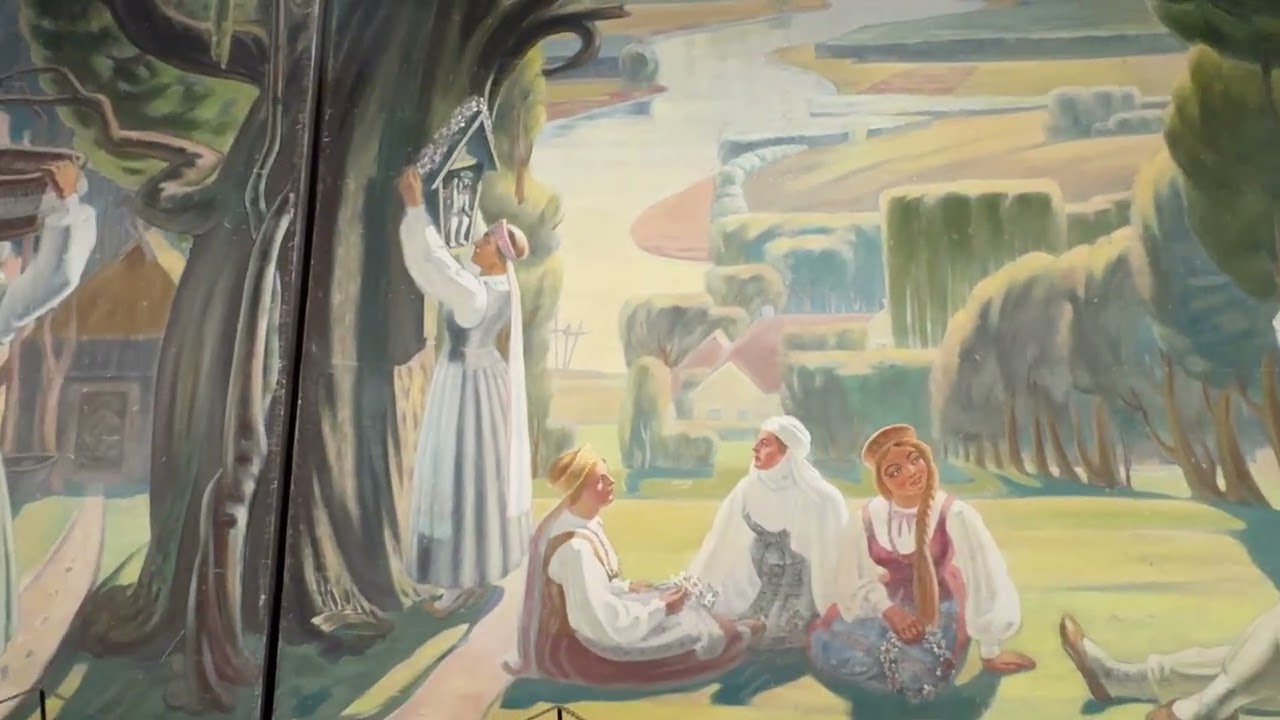 1938 m. A. Galdiko triptikas Paryžiaus parodai