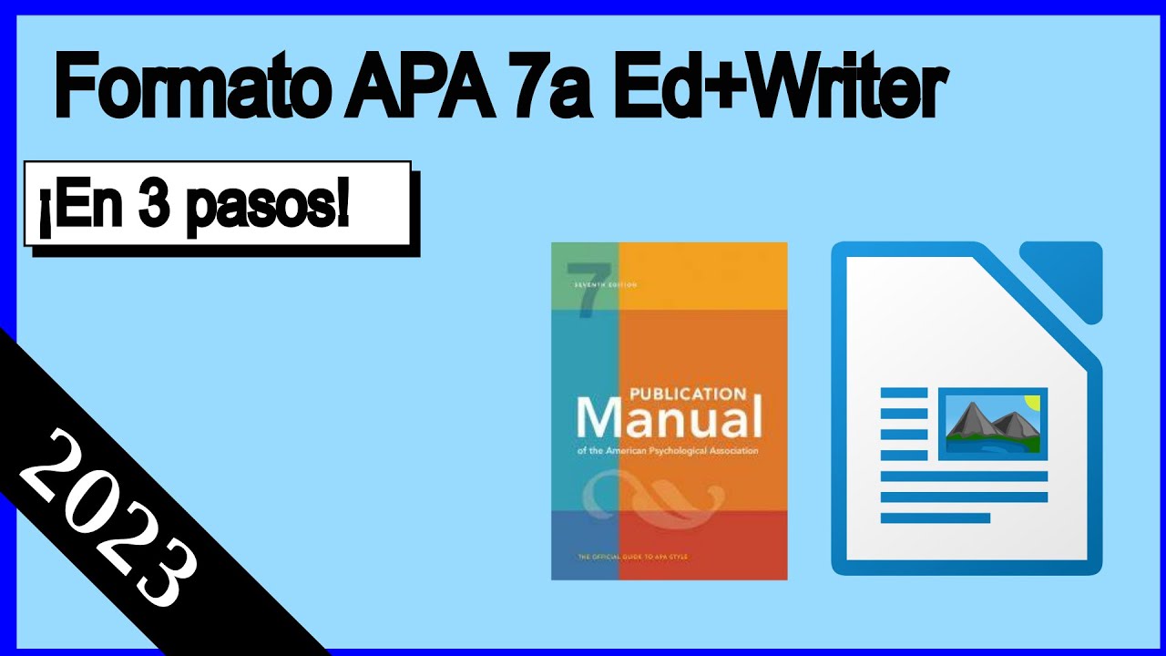 Libreoffice Writer+ Plantilla Formato APA 2023