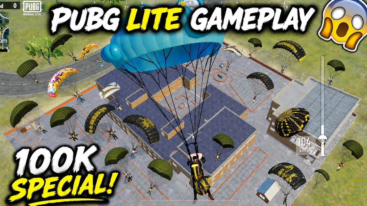 100K SPECIAL😍 PUBG MOBILE LITE SOLOvSQUAD GAMEPLAY 🔥 ONLY RUSH IN PUBG LITE INTENSE GAMEPLAY 