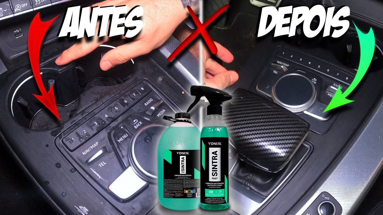 SINTRA fast VONIXX como FAZER A LIMPEZA INTERNA do seu CARRO na sua CASA! FUNCIONA ?