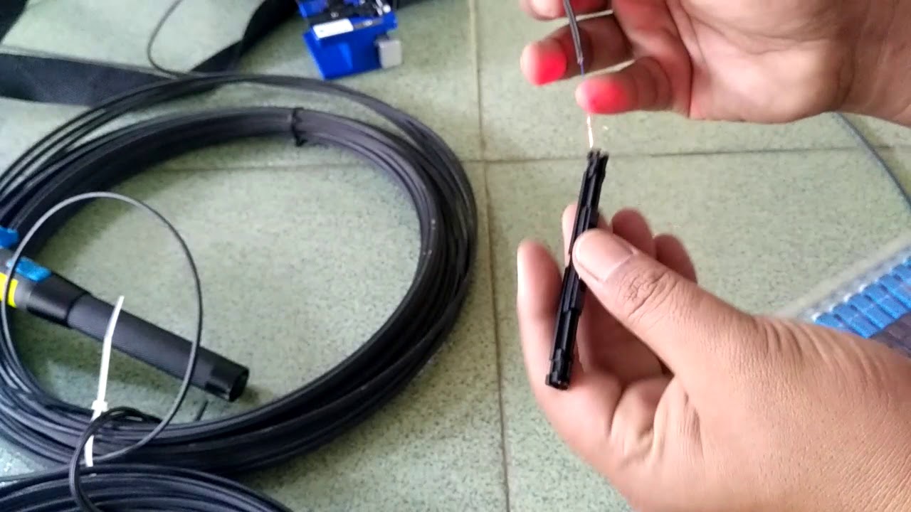 Sambung FO tanpa splicer mahal