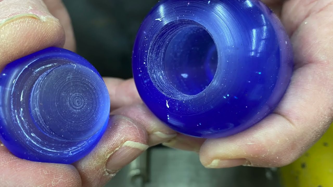 Practice cutting thread in acrylic