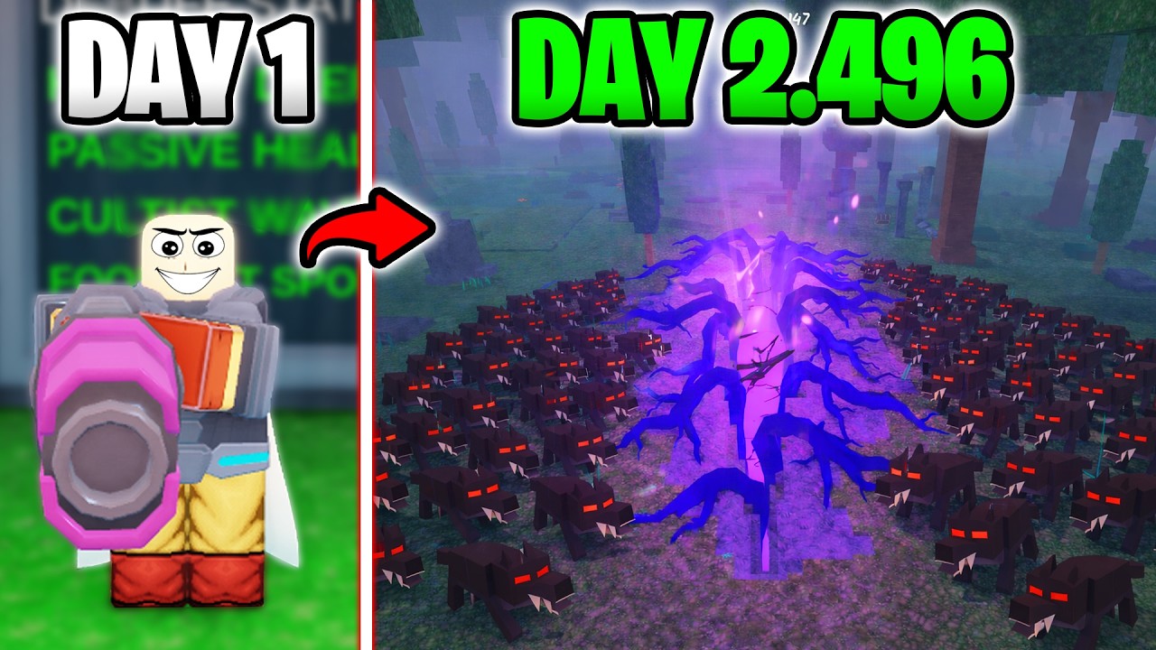 2496 Days Solo Trying to Beat Hard Mode in 99 Nights in the Forest