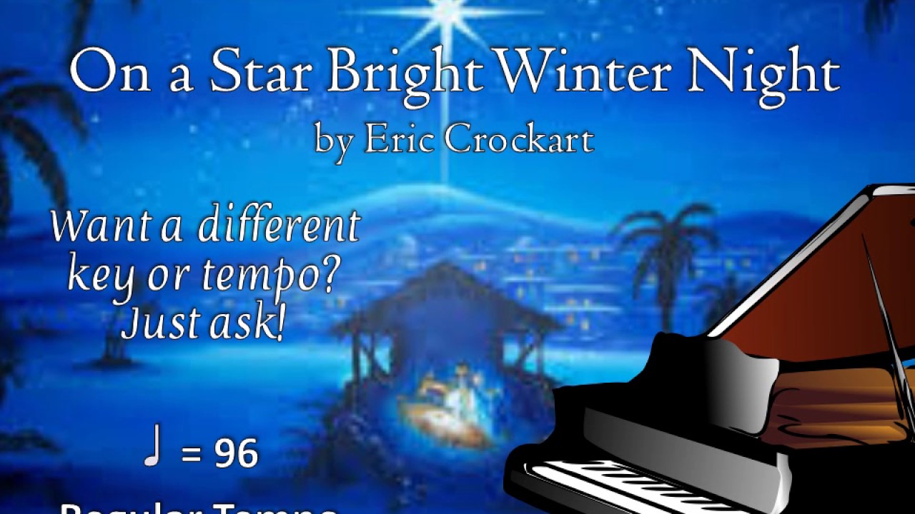 On a Star Bright Winter Night by Crockart Piano Accompaniment