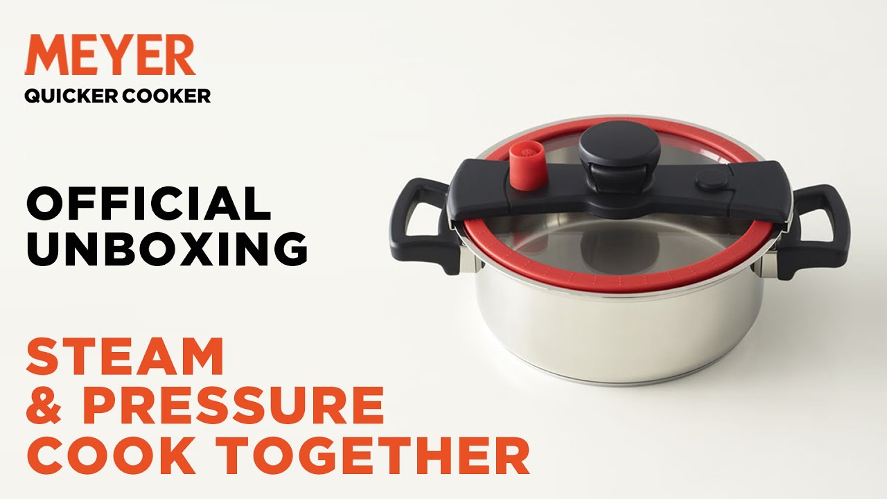 Unboxing, Reviewing & Using Meyer Quicker Cooking Casserole | Pressure cook & steam at the same time
