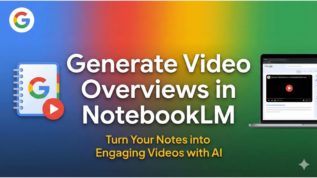 Создание видеообзоров в NotebookLM | Учебное пособие по NotebookLM