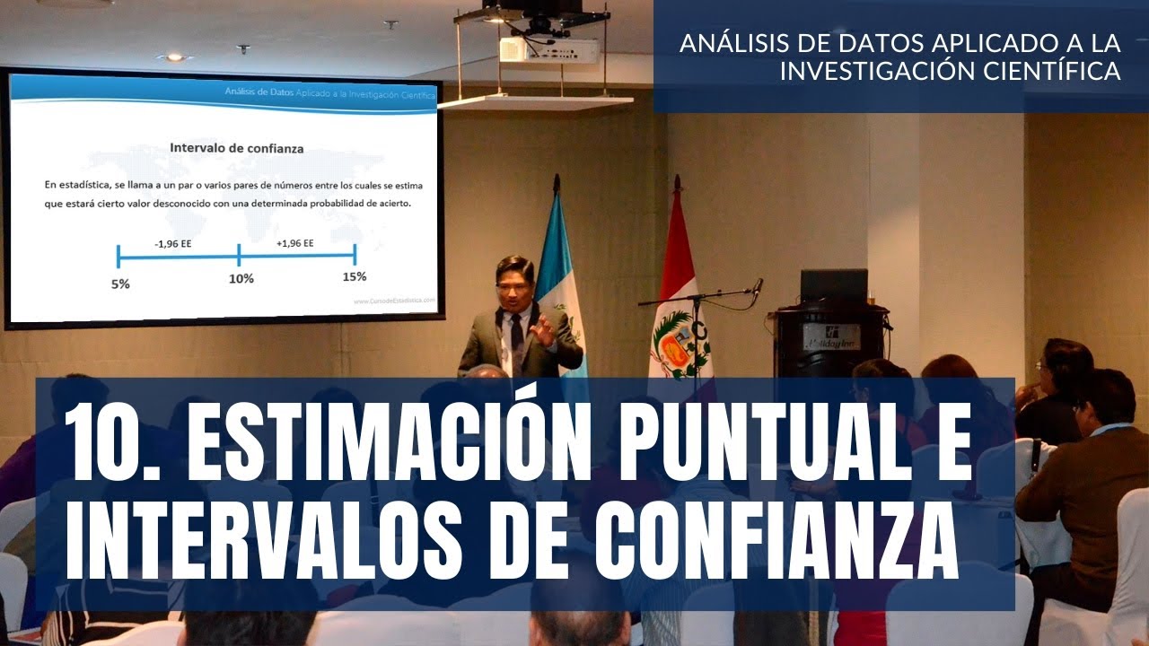 10. Estimación puntual e intervalos de confianza | Curso de Estadística | Investigación Científica