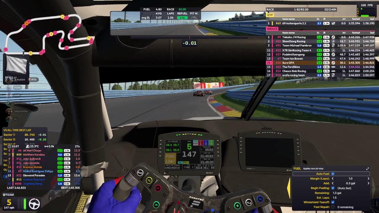 IMSA GT3 Endurance race at Watkins Glenn