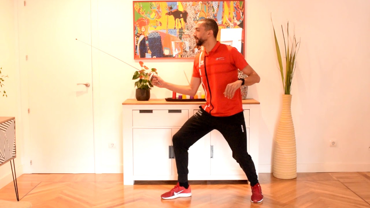 Desplazamientos de esgrima - Coordinación avanzada #Fencing footwork drills