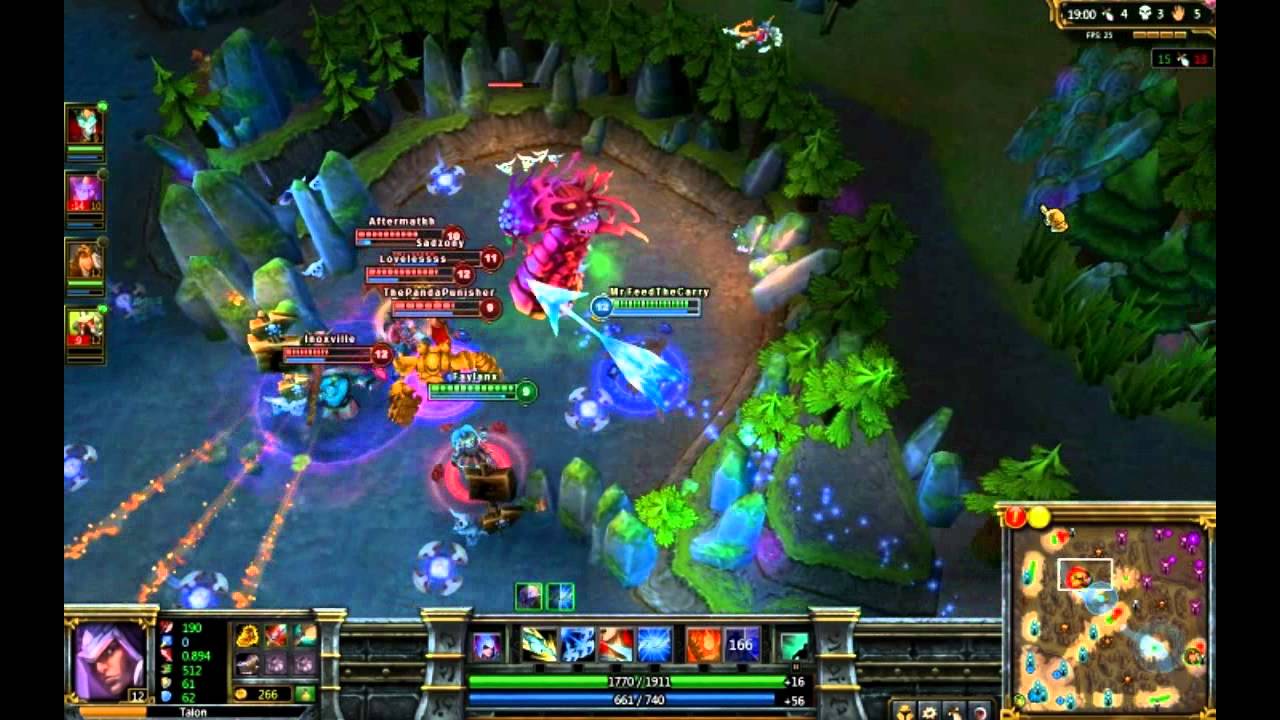 LoL - 2v5 Talon Pentakill!