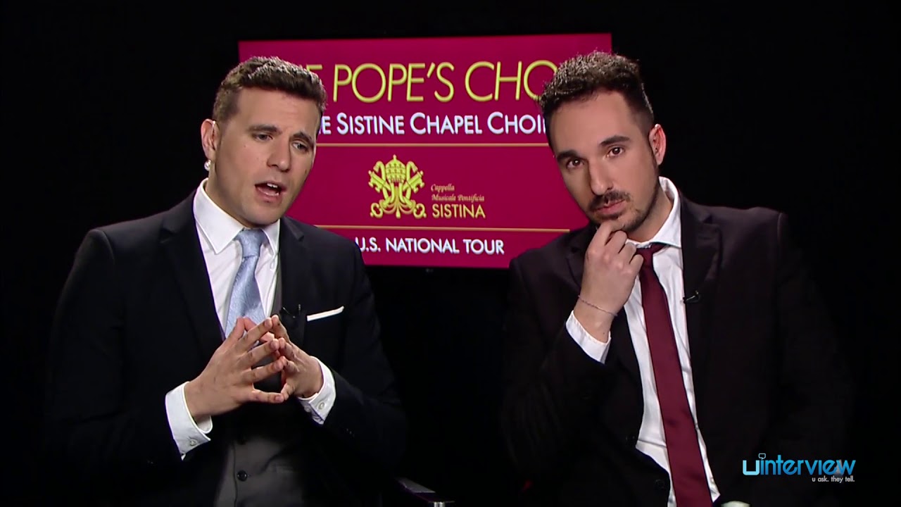 Mark Spyropoulos & Stefano Guadagnini On the Sistine Chapel Choir Tour, Pope Francis