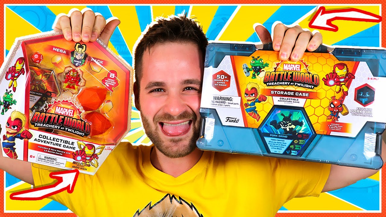 Funko Marvel BattleWorld Series 2 Treachery at Twilight UNBOXING IRON MAN EXCLUSIVO Pe Toys