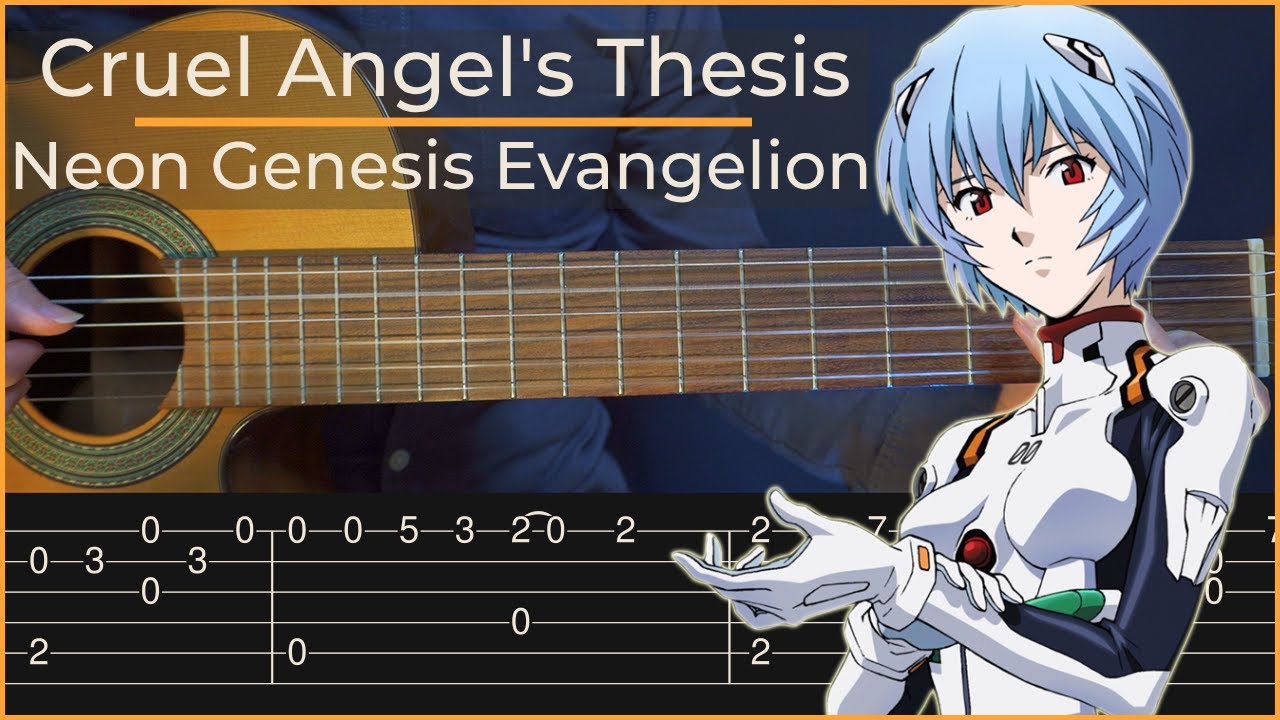 Cruel Angel's Thesis - Neon Genesis Evangelion (Simple Guitar Tab)