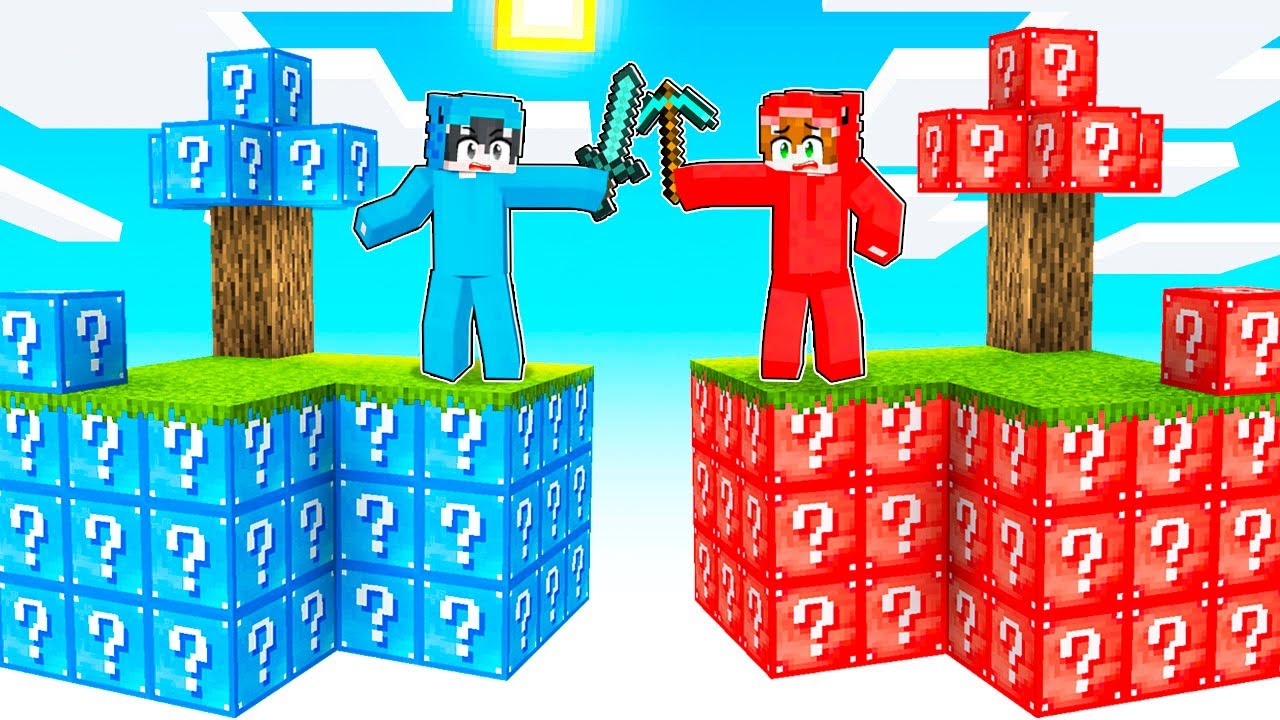 Nacho vs Dagar: Desafío de Islas de LUCKY BLOCKS!