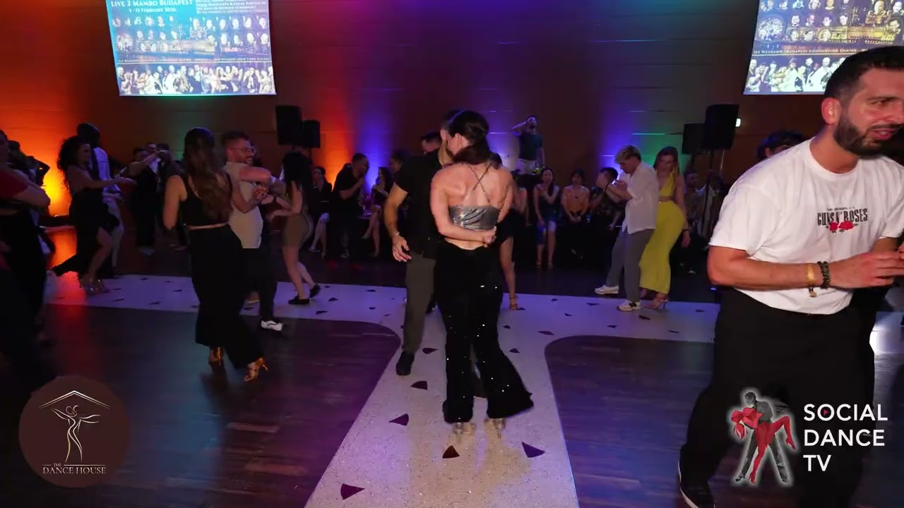 Scott & Natalie - Social dancing | Live 2 Mambo Budapest January 30 - February 10 2025