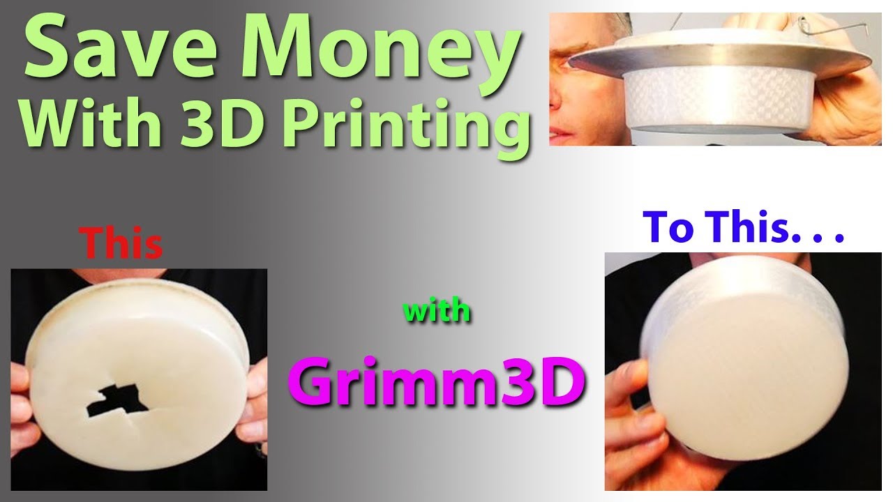 Save Money 3D Printing!! - - Light Fixture Repair