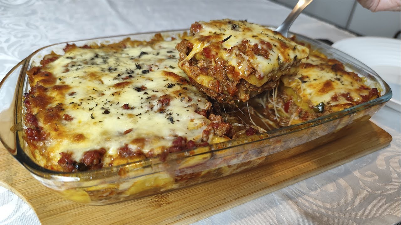 A MELHOR RECEITA DE LASANHA DE BANANA