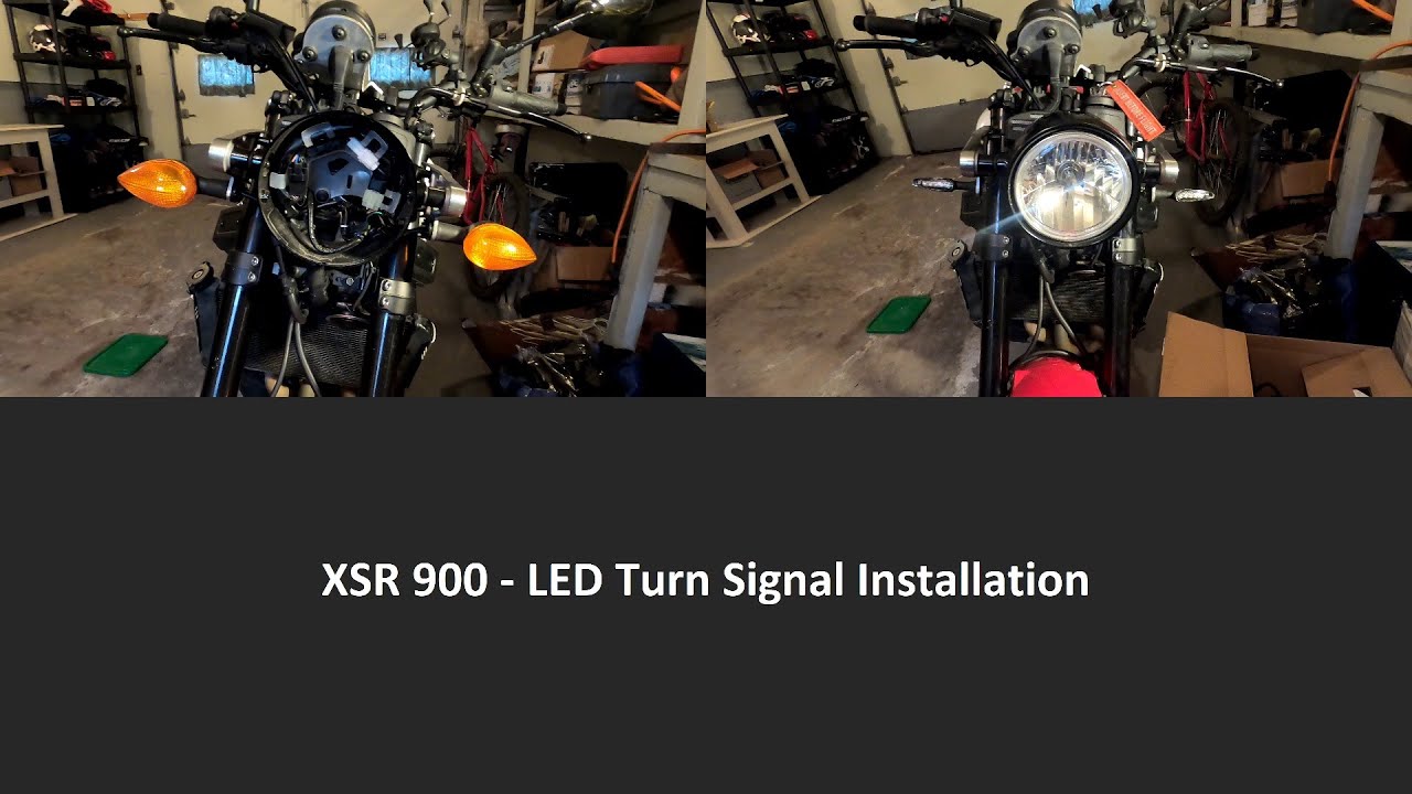 XSR 900 - LED Turn Signal Installation