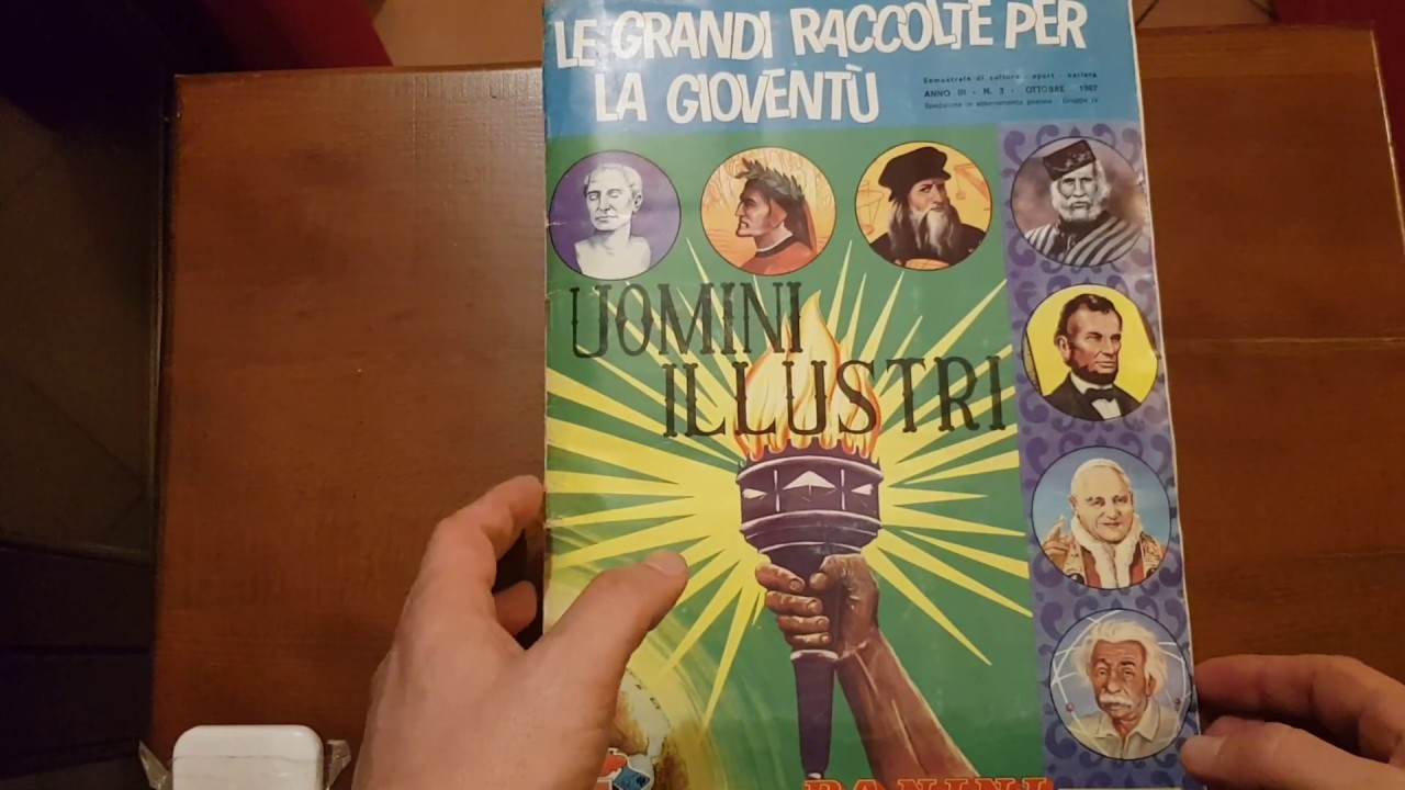 Album figurine Uomini Illustri Panini
