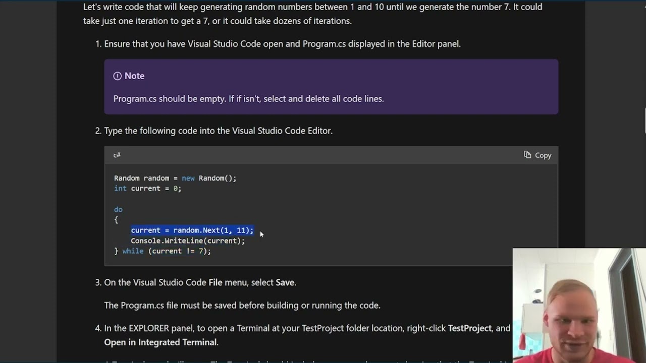 Add Logic to C# Console Applications | FreeCodeCamp