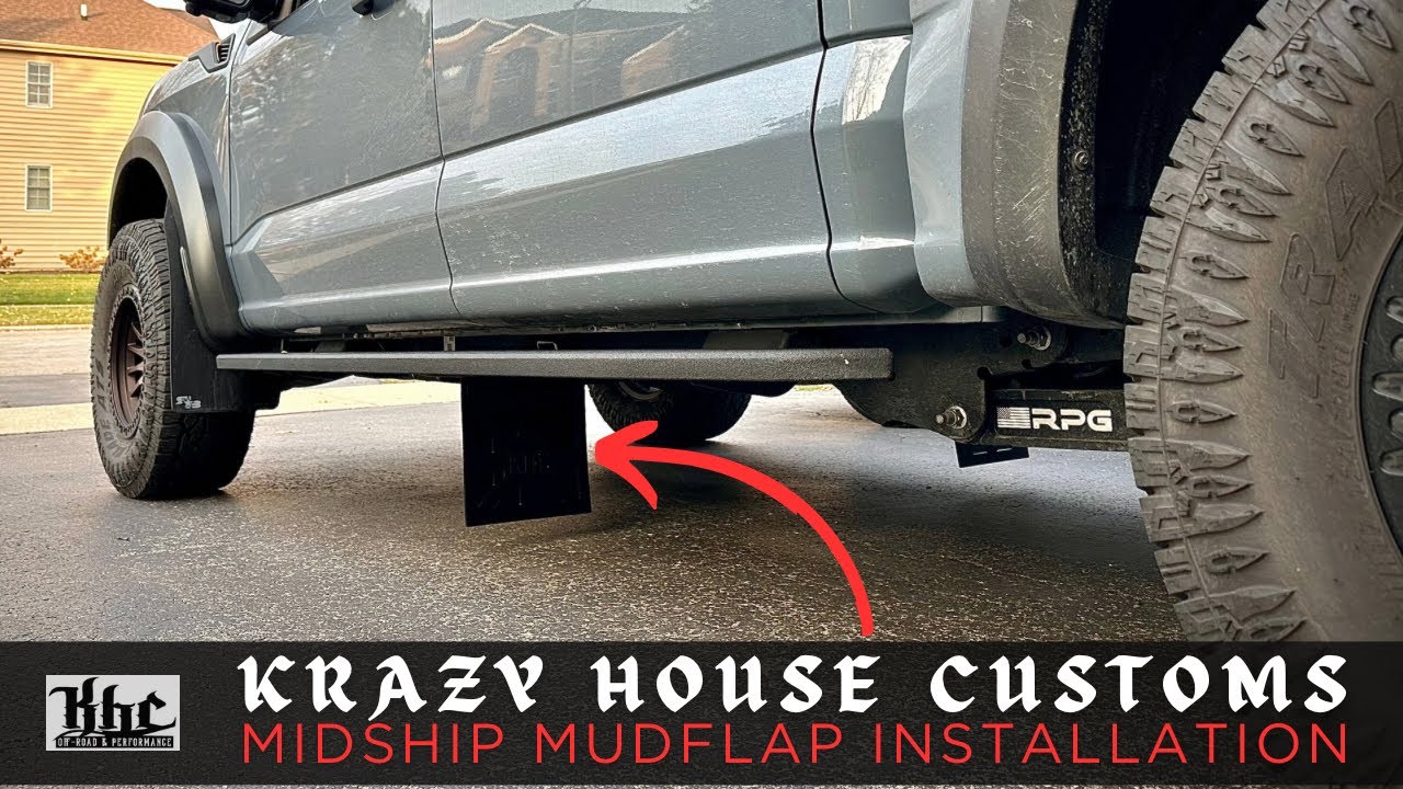 Krazy House Customs &mdash; установка брызговика Ford Raptor Mid Ship