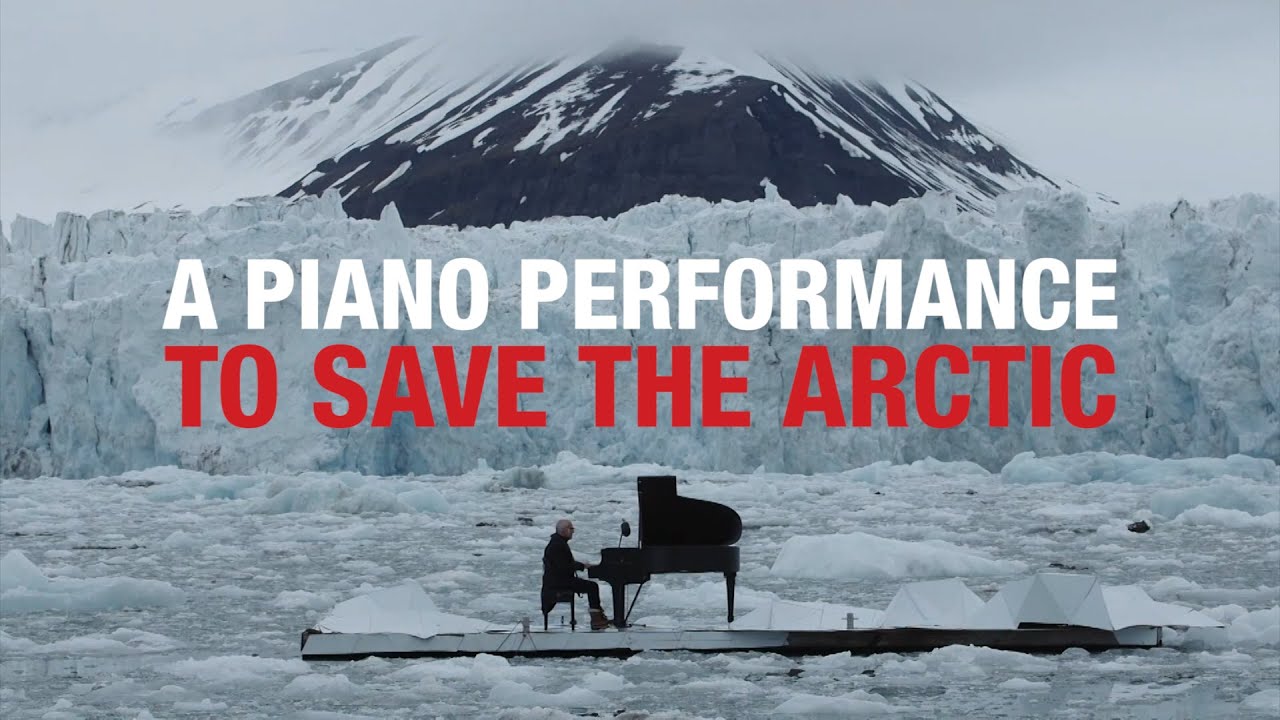 A piano performance to save the Arctic