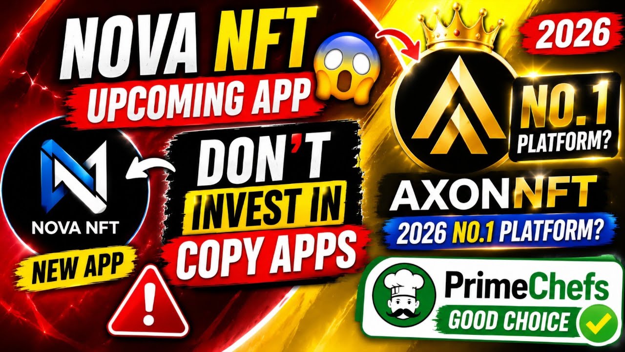 Nova NFT Upcoming App 😱 | AxonNFT 2026 No.1 Platform? | Don't Invest In Copy Apps