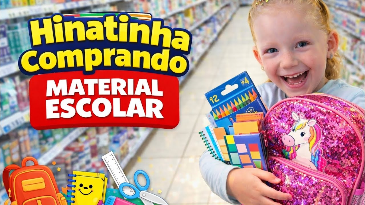 Acompanhe a Hinatinha escolhendo material escolar com muita alegria! 📚✨ Diversão garantida.