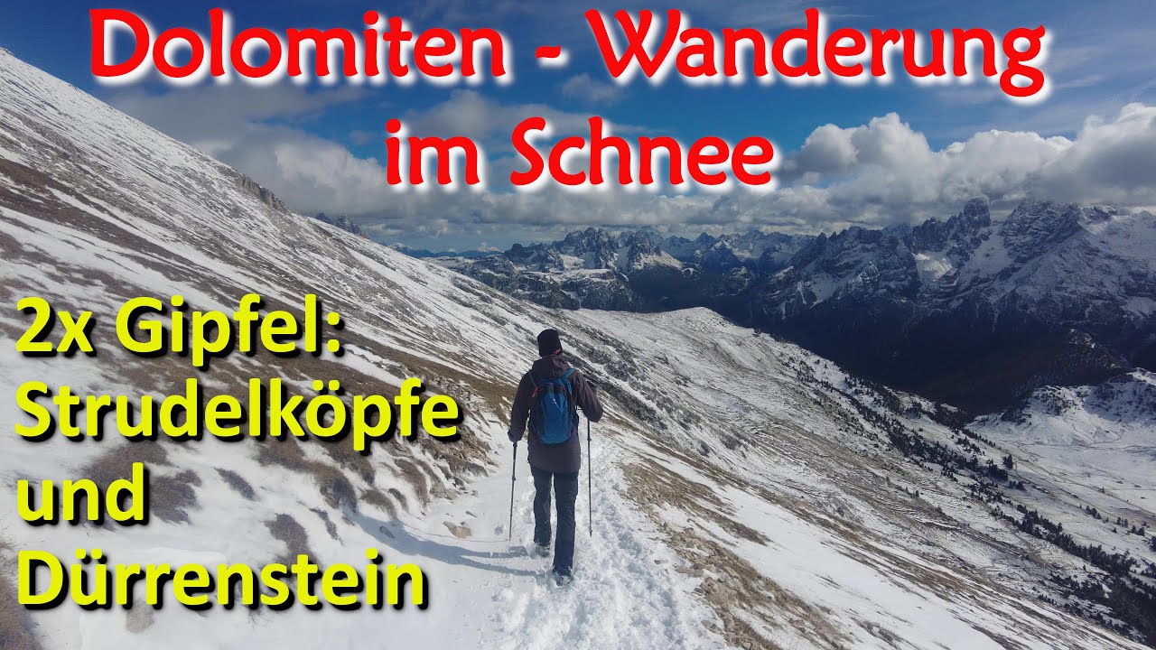 Summit hike to the Strudelköpfe and Dürrenstein from Plätzwiese in the Prags Dolomites