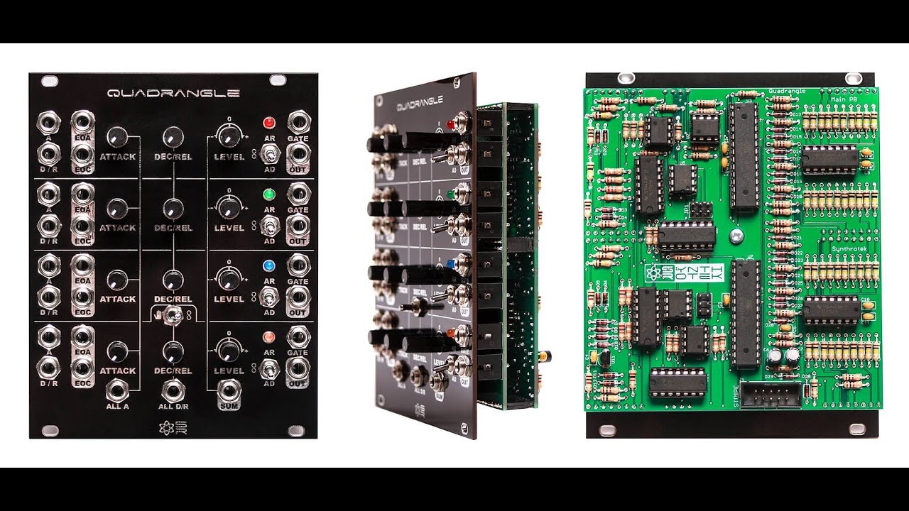 Quadrangle Kit Released! - Quad Eurorack Envelope / Function Generator - Modular Synthesizer