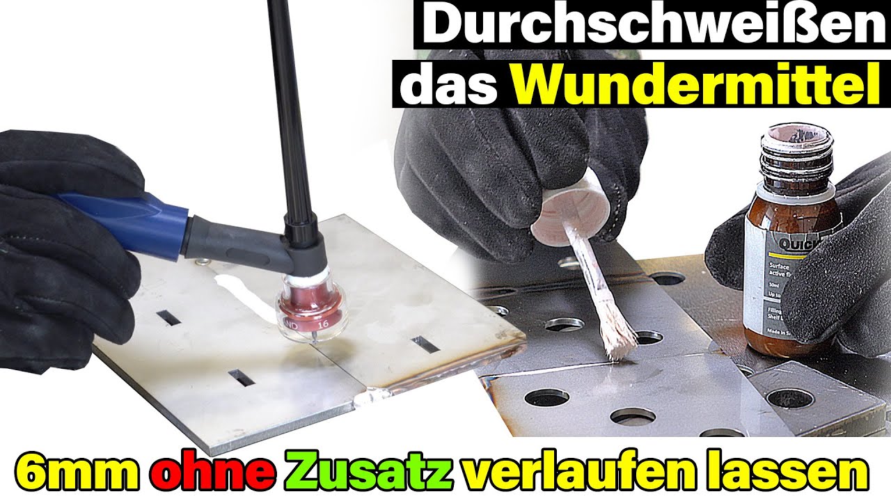Edelstahl einfach durchschweißen, mit diesem Trick