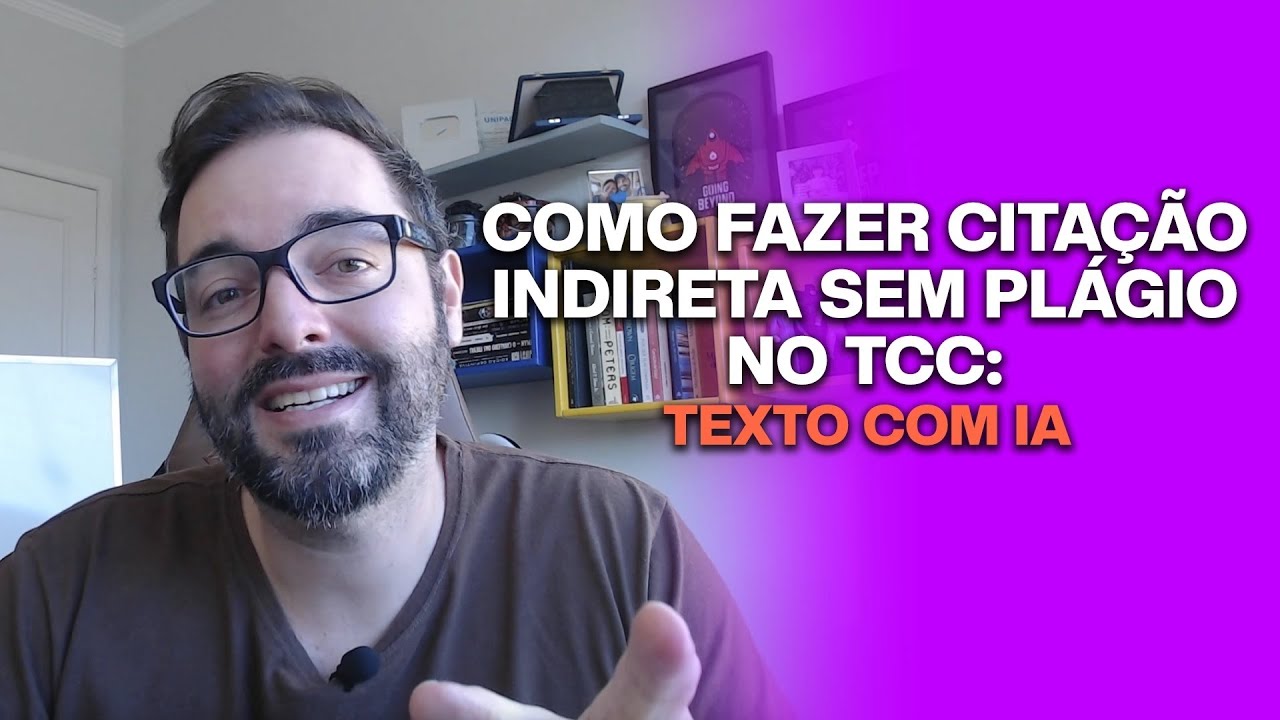 Como fazer Citação Indireta com IA e sem plágio no TCC